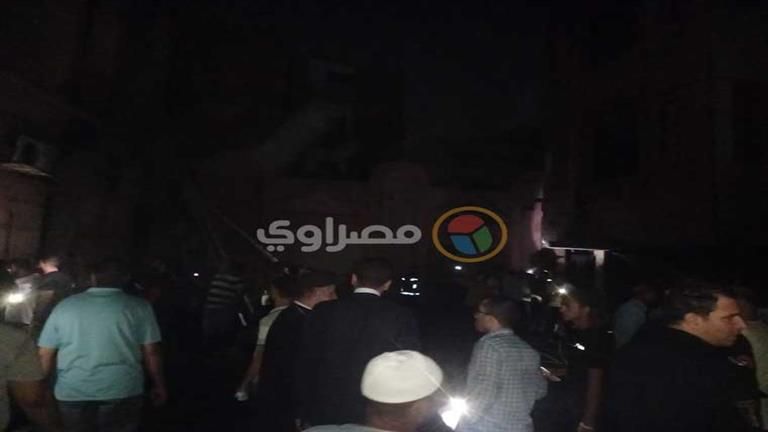 بالأسماء.. إصابة 11 أشخاص فى حريق مطرانية بنى سويف - صور وفيديو