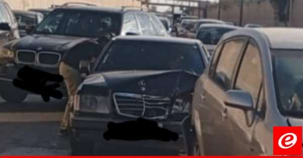 تصادم بين 3 مركبات قبل أنفاق المطار باتجاه بيروت وآخر بين 3 مركبات قبل جسر الدورة