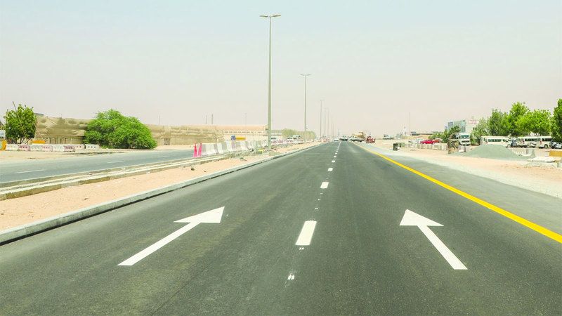 الامارات | تنفيذ طريقين في «الصجعة الصناعية»