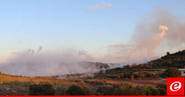 النشرة: قصف مدفعي اسرائيلي استهدف المنطقة الحرجية بين مزرعة حلتا وكفرحمام