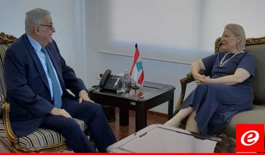 بوحبيب التقى سفيرة اليونان: حل أزمة النزوح السوري يكون من خلال تفعيل مشاريع التعافي المبكر في سوريا