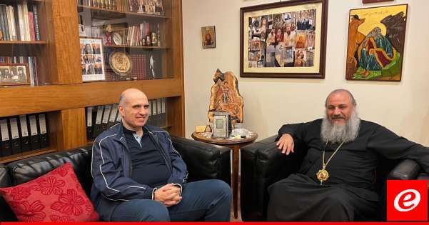 المطران الصوري عرض مع لحود أوضاع زحلة والبقاع