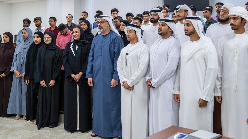 خالد بن محمد بن زايد يشهد افتتاح المعهد الهندي للتكنولوجيا دلهي - أبوظبي