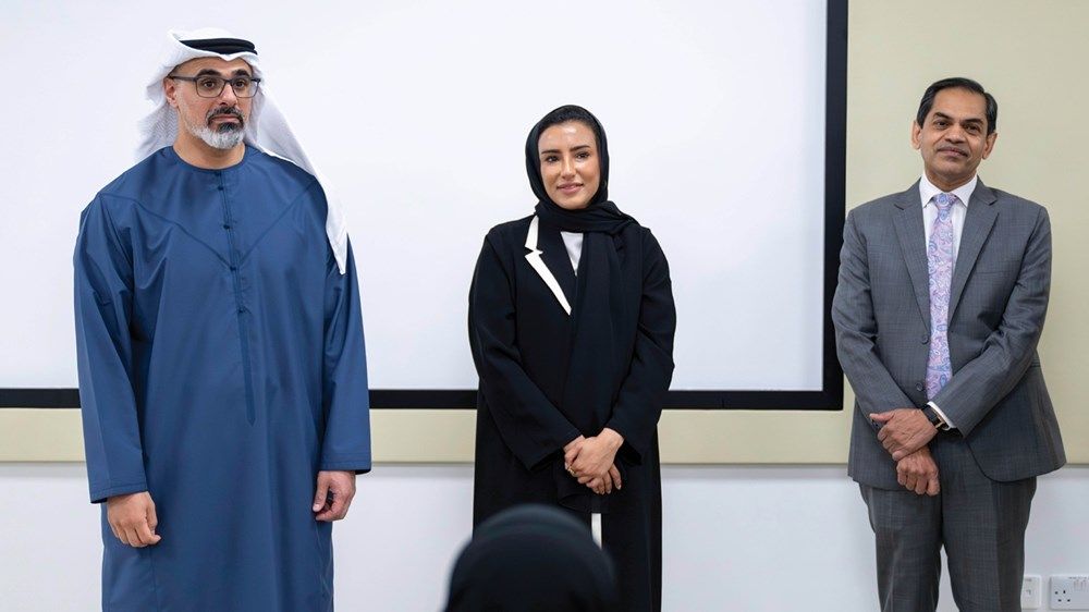 خالد بن محمد بن زايد يشهد افتتاح المعهد الهندي للتكنولوجيا دلهي - أبوظبي