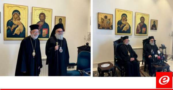 يوحنا العاشر التقى عودة: قضية لبنان وما يهمّ اللبنانيين ترتكز أولاً على انتخاب رئيس للجمهورية