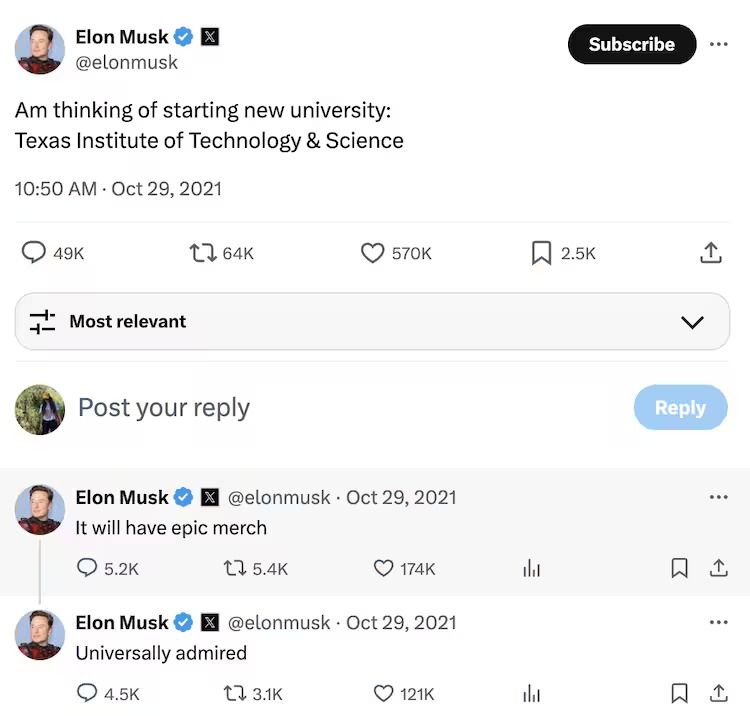 تكنولوجيا: إيلون ماسك يثير الجدل: الرجال فقط يستحقون اتخاذ القرارات