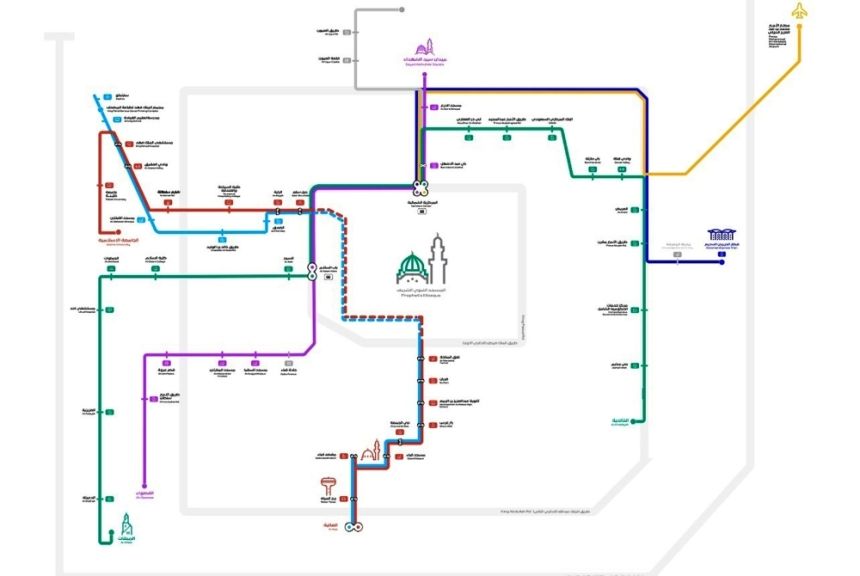 حافلات المدينة تعلن توفر خدمة الاشتراك للنقل من وإلى المسجد النبوي