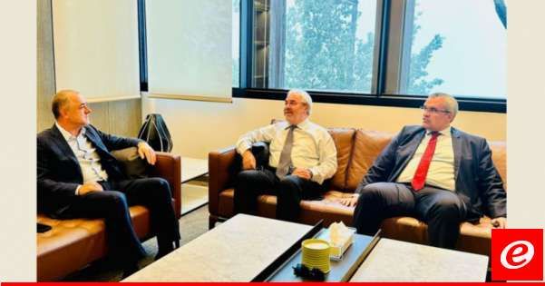 بوصعب بحث مع مستشار الأمن القومي القبرصي في الملفات المشتركة والحرب في غزة