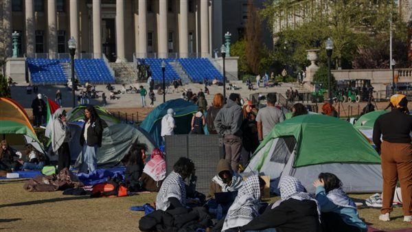 طلاب جامعة كولومبيا يتعهدون بمواصلة احتجاجاتهم المؤيدة لفلسطين