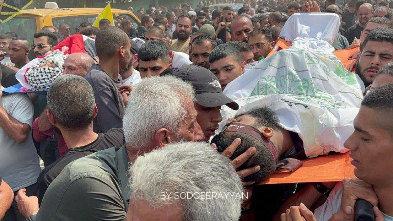 تشيع جثامين 10 شهداء في مدينة جنين ومخيمها.. صور