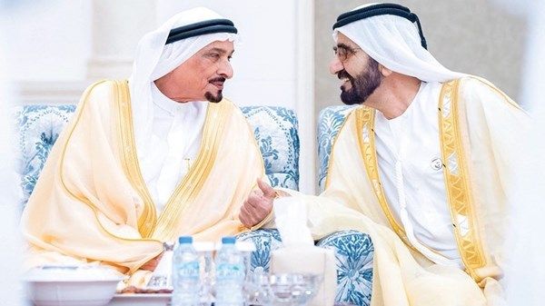 محمد بن راشد: أخي الشيخ حميد.. نفخر بك علماً خالداً من أعلام دولتنا