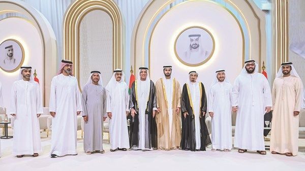 حاكما عجمان ورأس الخيمة والشيوخ يحضرون أفراح الكندي والغرير