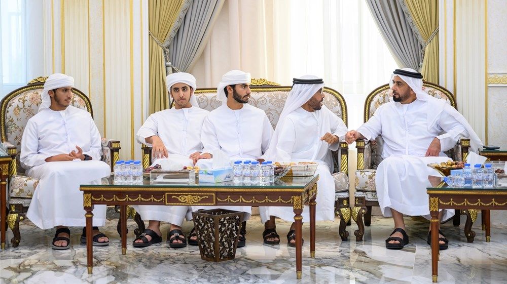 سيف بن زايد يعزي في وفاة هيرة خليفة الخييلي