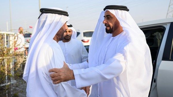 سيف بن زايد يعزي في وفاة هيرة خليفة الخييلي
