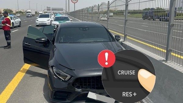 شرطة دبي تنقذ سائقاً تعطل مُثبت السرعة في مركبته بشكل مفاجئ