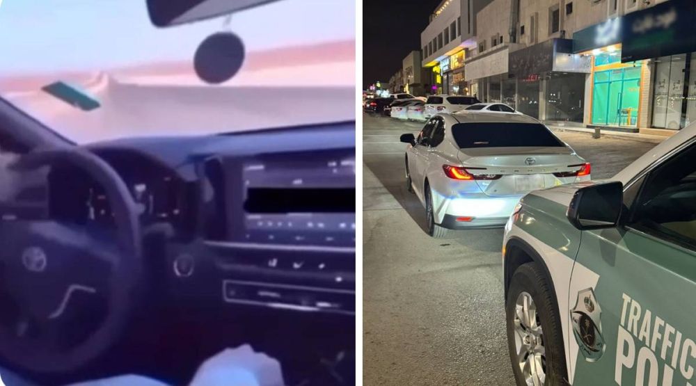 مرور الرياض يضبط قائد مركبة ظهر في محتوى مرئي يرتكب مخالفات التفحيط و عكس السير