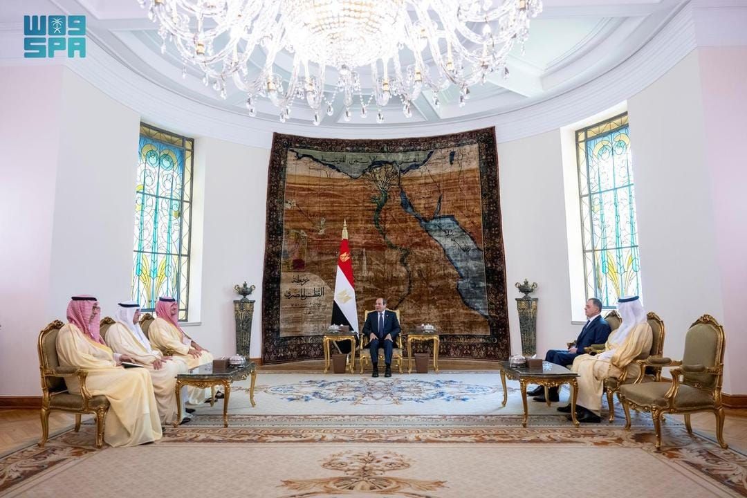 وزير الداخلية يلتقي رئيس جمهورية مصر