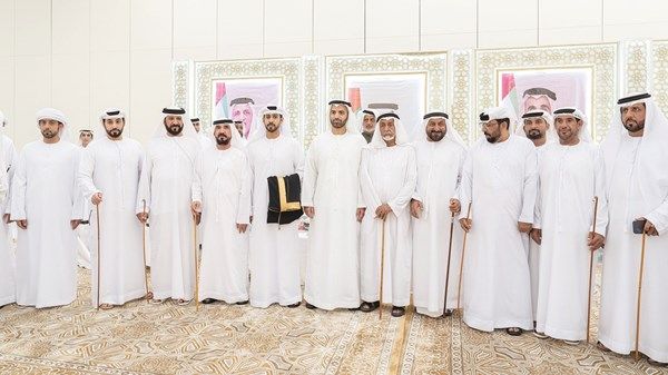 ولي عهد رأس الخيمة يحضر حفل زفاف علي عبدالله المزروعي