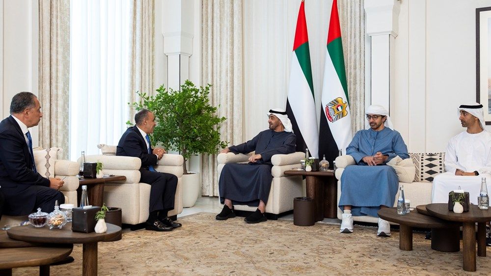رئيس الدولة يستقبل وزير الخارجية المصري