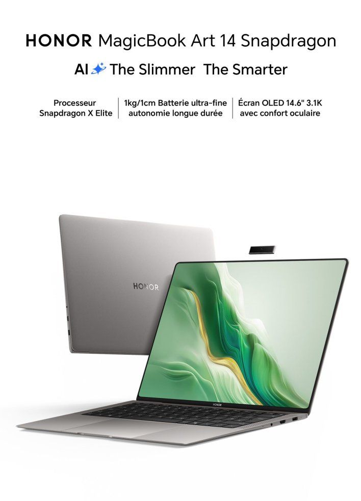تكنولوجيا: ‏Honor تطلق جهاز MagicBook Art 14 Snapdragon Edition المزود بتقنية Qualcomm X Elite