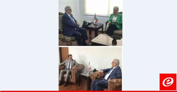 بو حبيب بحث مع المديرة التنفيذية لبرنامج الأغذية العالمي في سبيل مساعدة النازحين السوريين على العودة