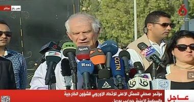 بوريل من أمام معبر رفح: آلاف الشاحنات تنتظر الدخول منذ أشهر