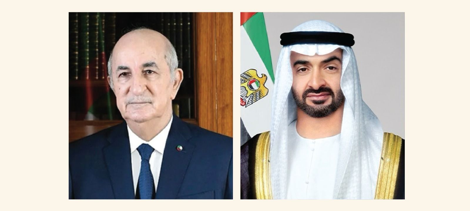 الخليج اليوم .. رئيس الدولة يهنئ هاتفياً الرئيس الجزائري بإعادة انتخابه لفترة رئاسية جديدة