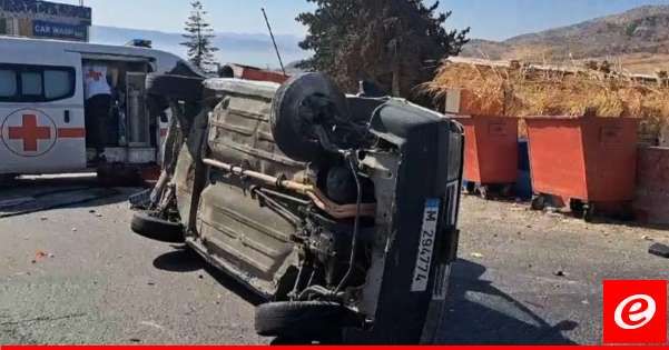"النشرة": جرحى في حادث سير على طريق ضهر البيدر