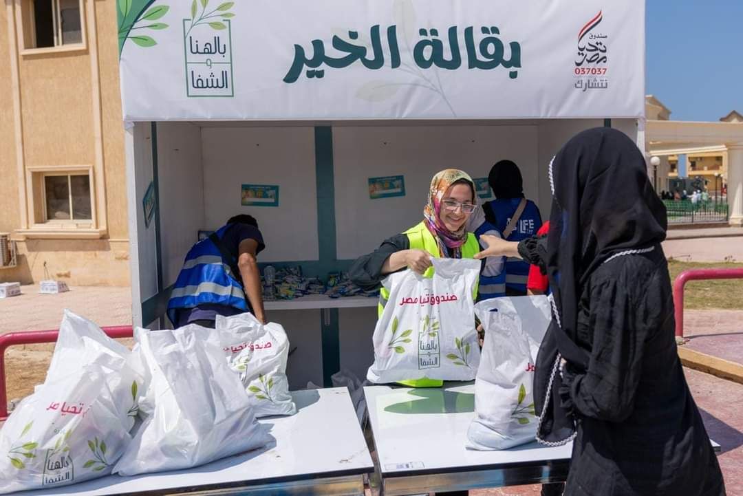 شمال سيناء تستقبل قوافل الخير للتحالف الوطنى وصندوق تحيا مصر.. صور