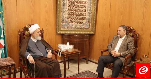 الخطيب التقى علي فياض وبحثا أوضاع النازحين والمقيمين في القرى الجنوبية