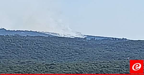 "النشرة": اشتعال حرائق في علما الشعب وحرج الضهيرة وامتدادها الى أطراف يارين بسبب القصف الإسرائيلي