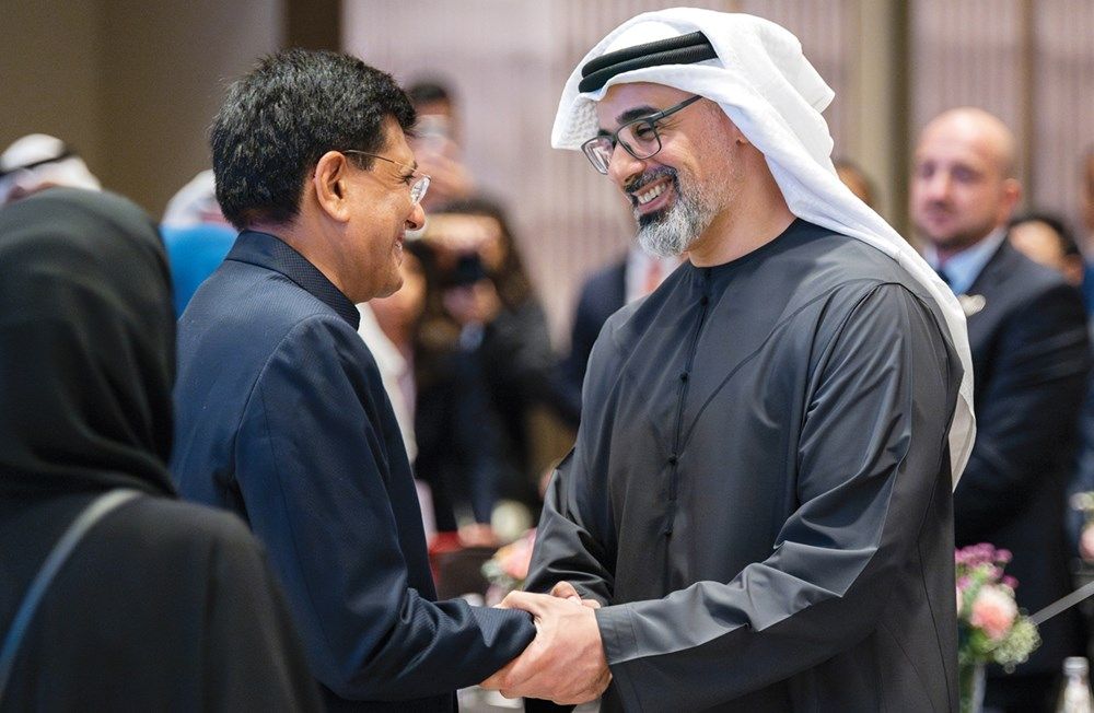 خالد بن محمد بن زايد: حريصـون على مواصلة تطوير العلاقات الاقتصادية مع الهند