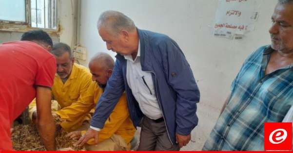 فقيه: الريجي بدأت تسلم محصول التبغ من المزارعين في بلدة عدشيت النبطية