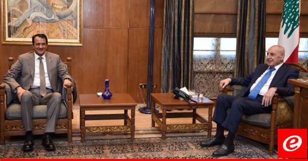 بري عرض الأوضاع في لبنان والمنطقة مع سفير قطر والتقى بقرادونيان ومولوي