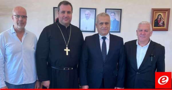 الرئيس العام للرهبانية المارونية المريمية عرض مع إدغار طرابلسي شؤونا تربوية