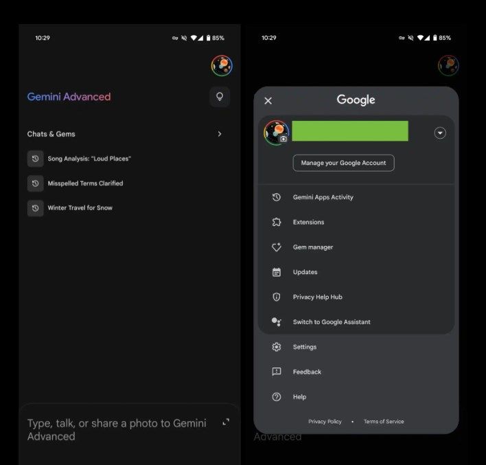تكنولوجيا: ‏Gemini قد يعيد تصميم الصفحة الرئيسية وإضافة ميزات جديدة إلى تطبيق الهاتف المحمول