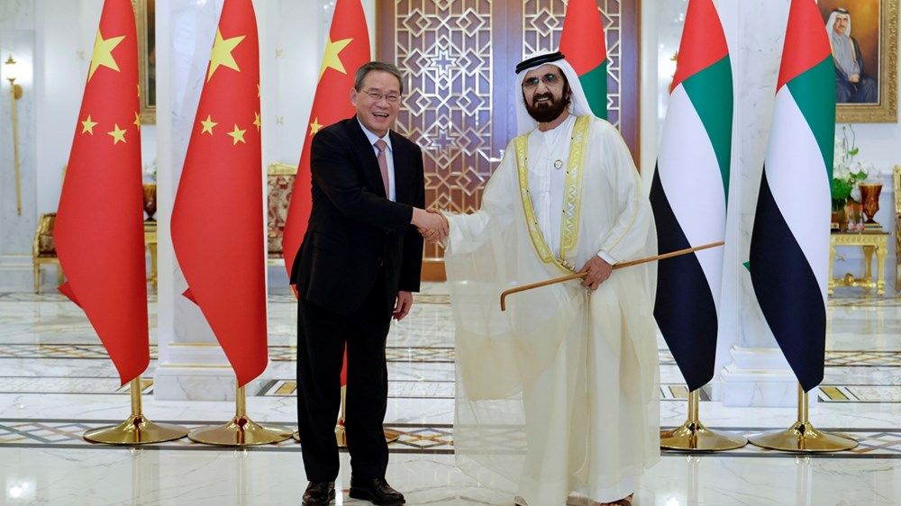 محمد بن راشد يبحث مع رئيس مجلس الدولة الصيني مستقبل الشراكة الاستراتيجية بين البلدين