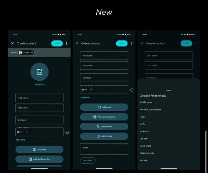 تكنولوجيا: إعادة تصميم تطبيق جهات الخاص بجوجل لنظام أندرويد