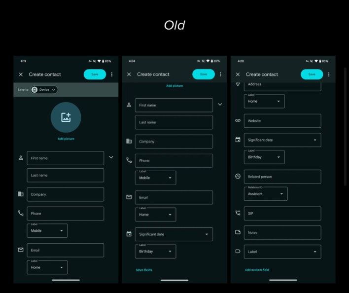 تكنولوجيا: إعادة تصميم تطبيق جهات الخاص بجوجل لنظام أندرويد