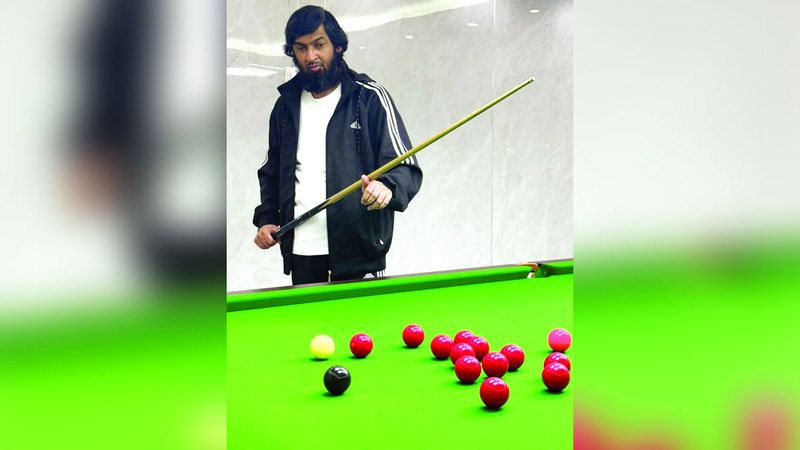 الامارات | الزعابي يُبهر العالم في السنوكر بـ 5% من بصره