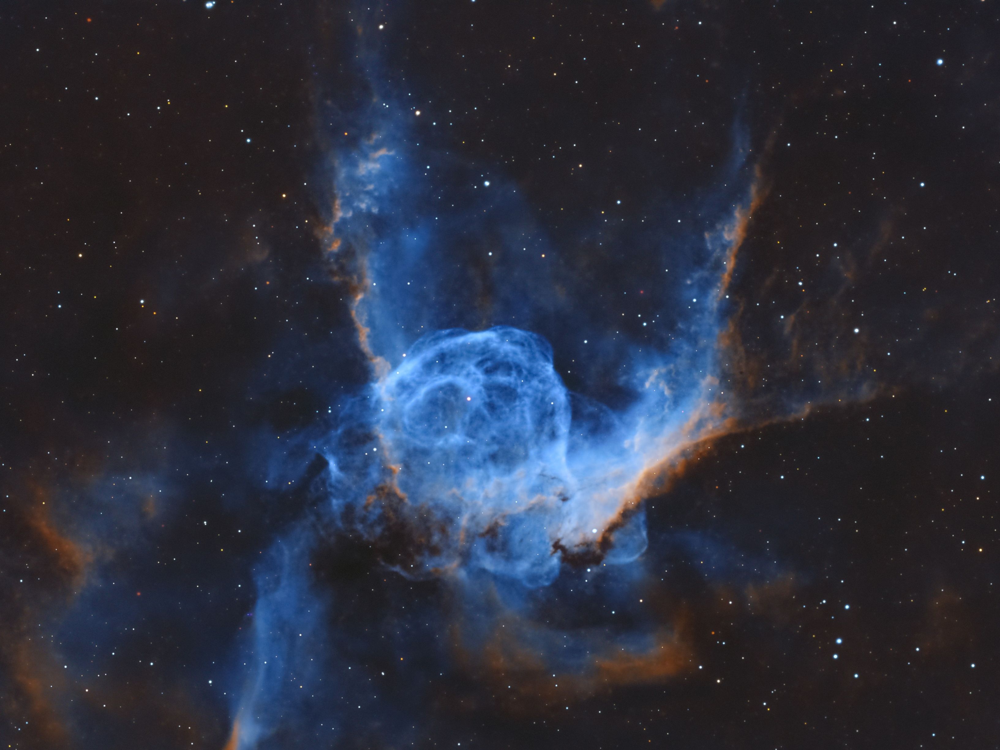 الامارات | مرصد الختم الفلكي يلتقط صورا لسديم "خوذة ثور" من سماء الإمارات