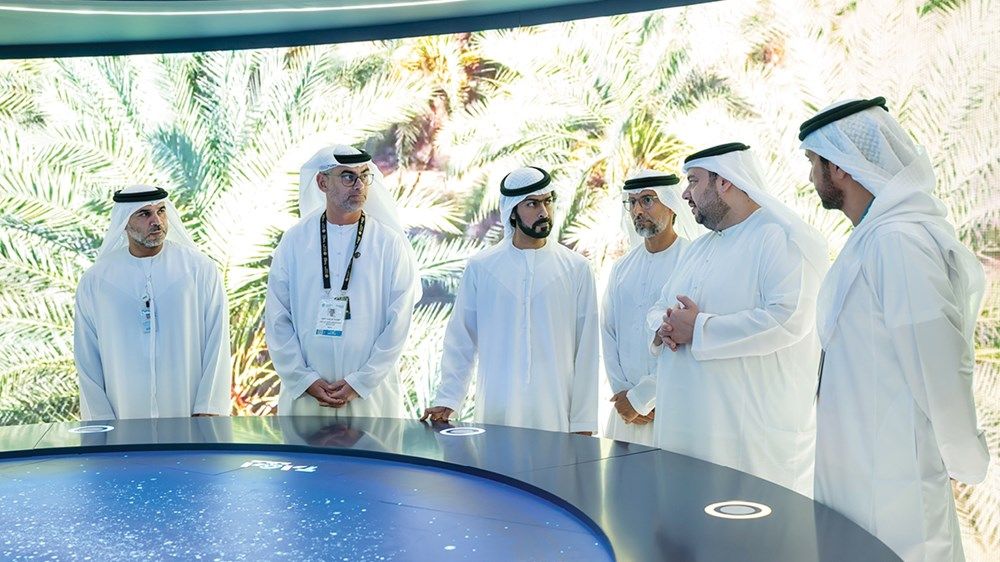 خليفة بن طحنون يحضر افتتاح المعرض والمؤتمر العالمي للمرافق