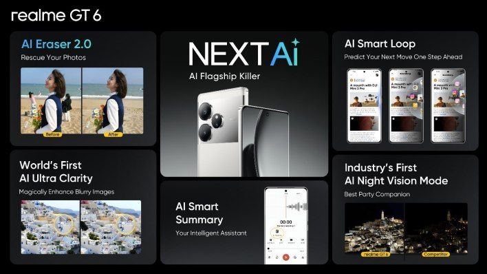 تكنولوجيا: هاتف Realme GT 6 يحصل على ميزة Magic Compose AI بالشراكة مع جوجل