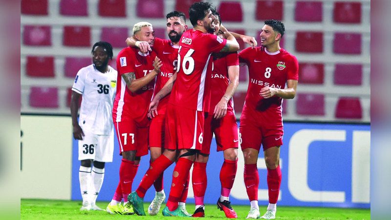 الامارات | شباب الأهلي يبصم بثلاثية في مرمى «الحسين إربد»