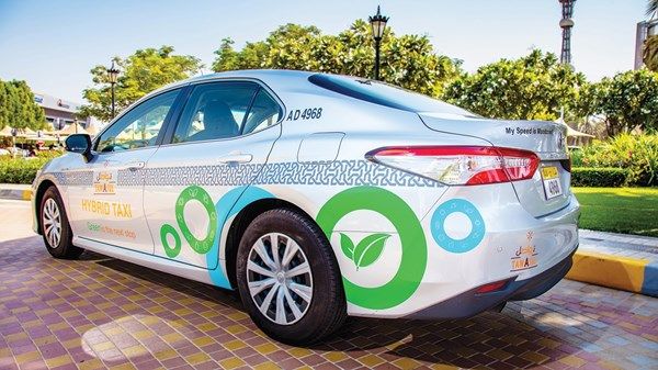 %87 من أسطول مركبات الأجرة في أبوظبي «صديق للبيئة»