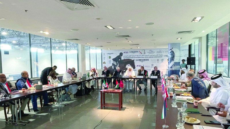 الامارات | المجموعة الإقليمية السابعة بالاتحاد الدولي للفروسية تجتمع في أبوظبي