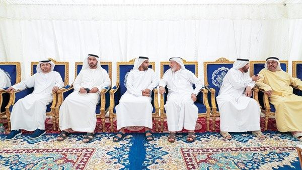 خالد بن سعود القاسمي يعزي في وفاة خلود العوضي وسلمى المهيري