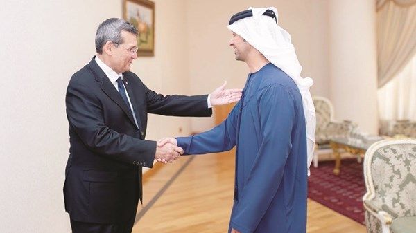 سفير الإمارات يلتقي وزير خارجية تركمانستان