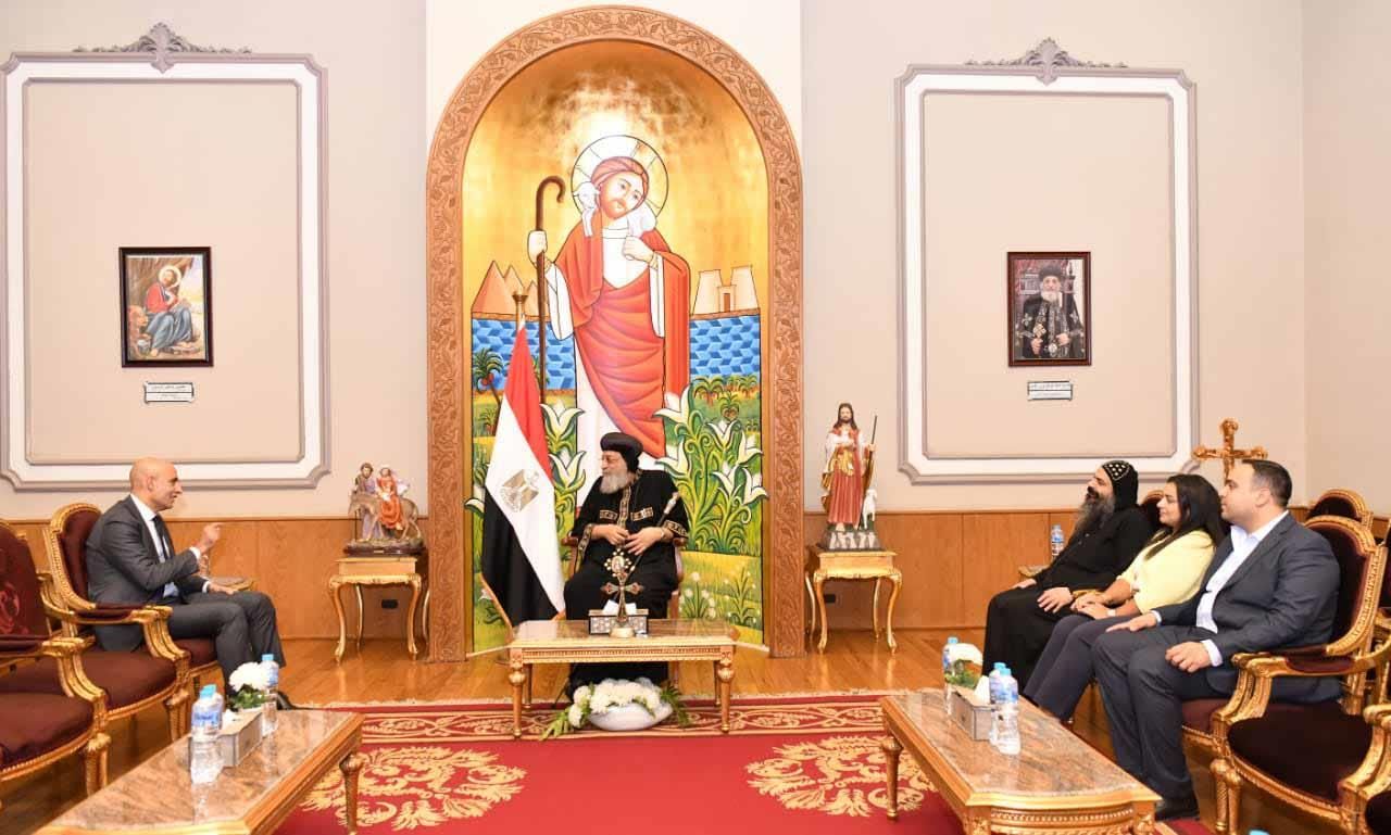 البابا تواضروس يستقبل وزير التعليم.. ماذا جرى في اللقاء؟