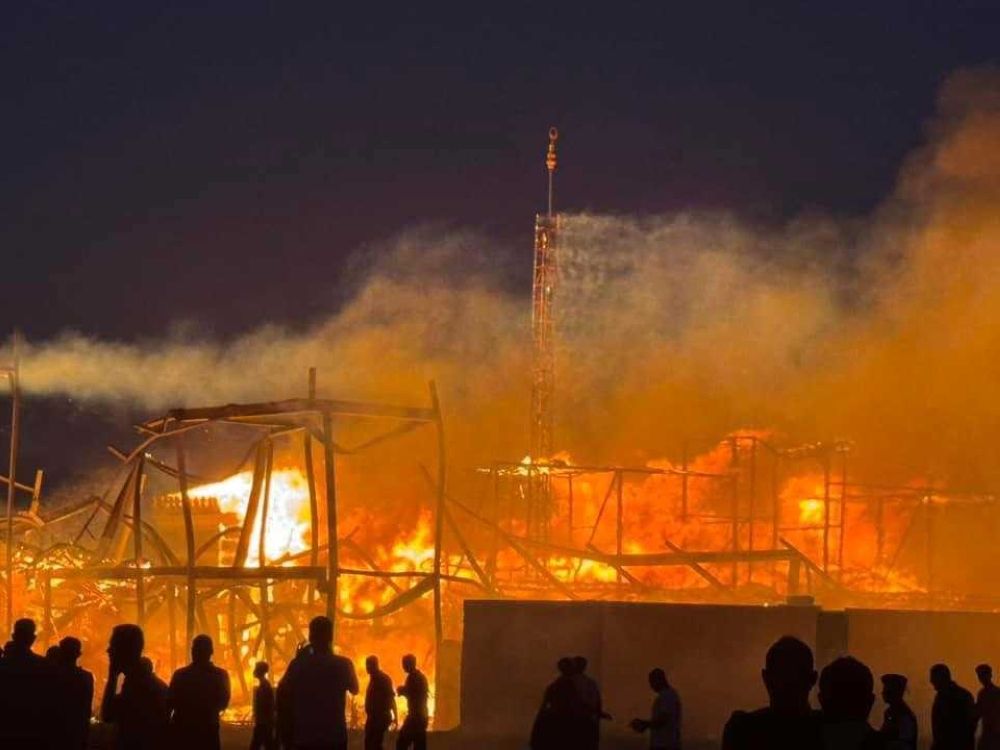 دمر موقع تصوير.. حريق ضخم داخل مدينة الإنتاج الإعلامي في مصر